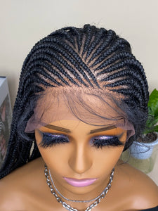 Cornrow Wig Synthetic Wigs Lace Front